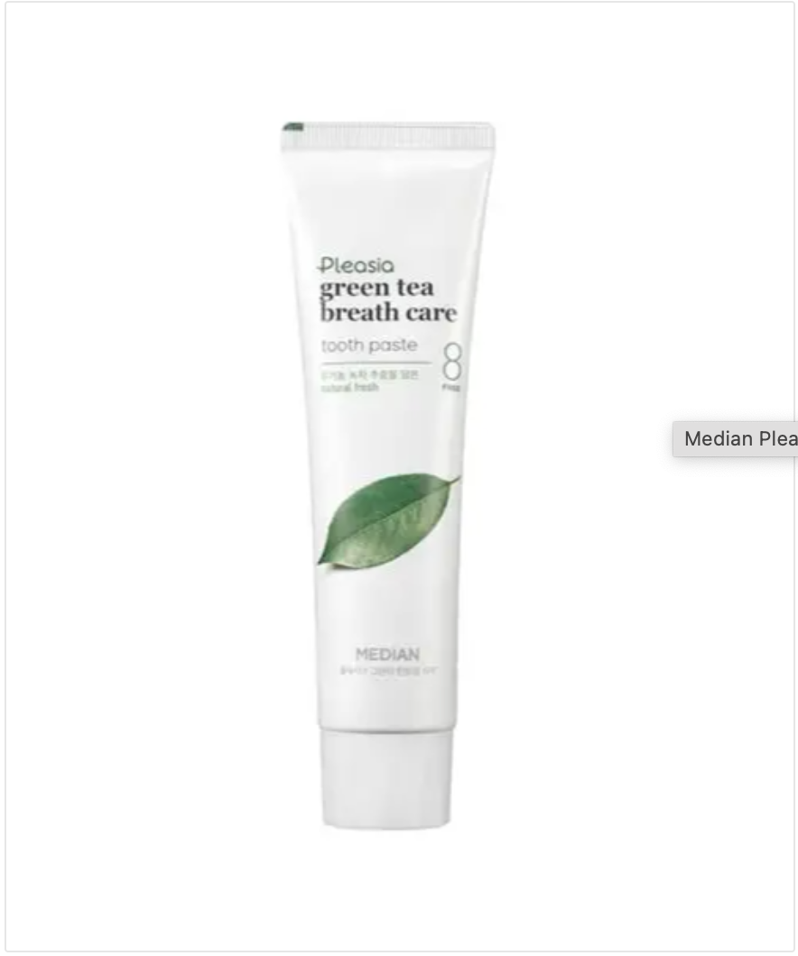 Median Pleasia Green Tea Breath Care Toothpaste