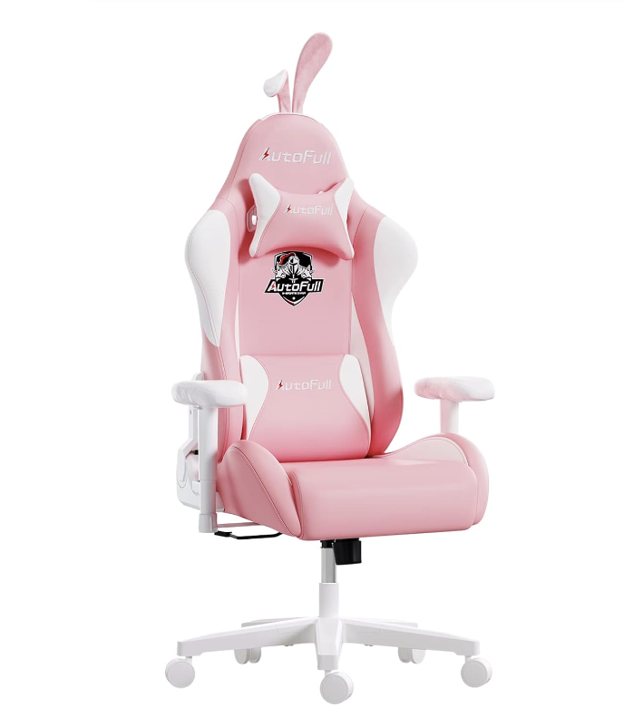 Autofull Pink Gaming Chair