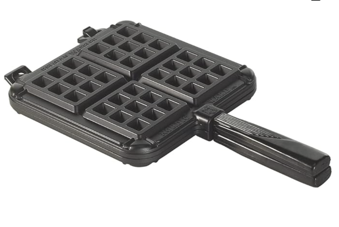 NordicWare 15040 Cast Aluminum Stovetop Belgium Waffler