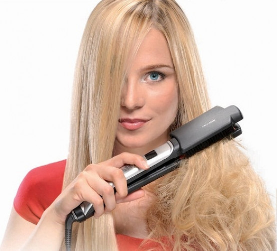 a hair flat iron