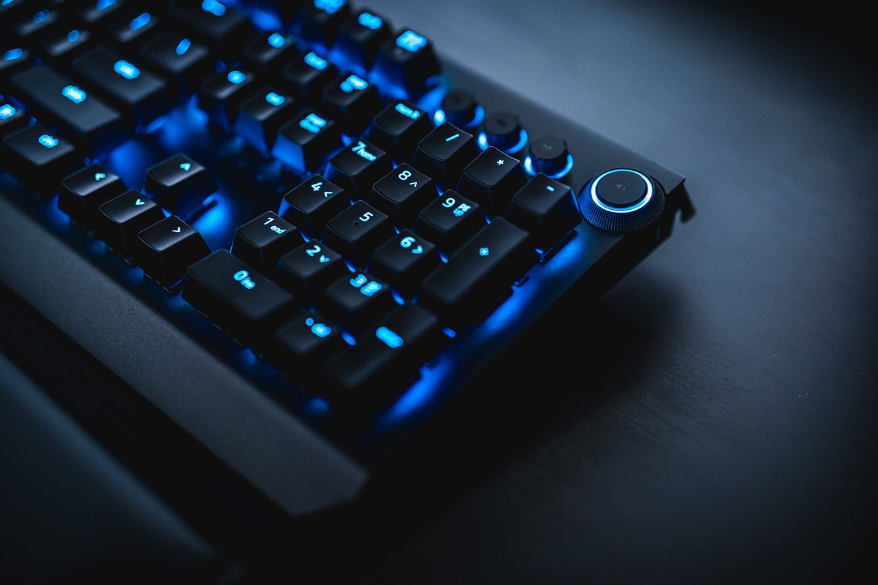 a gaming keyboard